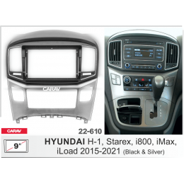 Carav 22-610: 9" HYUNDAI H-1, Starex, i800, iLoad, iMax 2015-2021