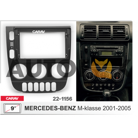 Carav 22-1156: 9" MERCEDES-BENZ M-klasse 2001-2005