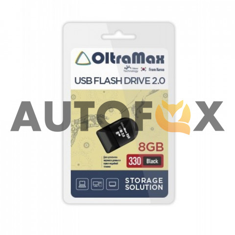 USB флэш-диск 2.0 8GB OltraMax (маленькая) Black