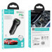 АЗУ Hoco Z38 Resolute PD2020W+QC3.0 car charger (black)