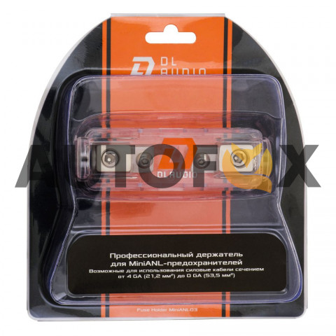 DL Audio Phoenix Fuse Holder MiniANL03 Сечение кабеля от 4 Ga (21.2 мм2) до 0 Ga (53.5 мм2)