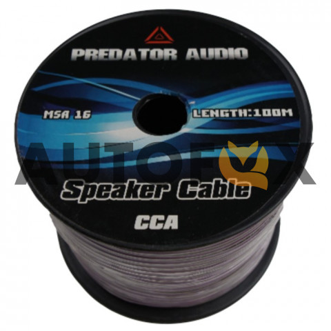 Predator Audio 2x16Ga CCA (медно-алюминиевый) 2Х1,5 100м