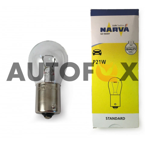 Narva N-17635  P21W(BA15s) 12V/21W 1-контакт