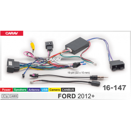 Carav 16-147 CAN-Raise-2 Комплект Ford 2012+ (Питание/Динамики/Антенна/Камера)