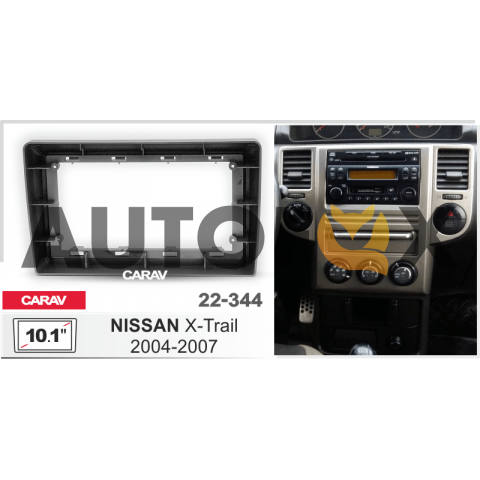 Carav 22-344: 10.1" NISSAN X-Trail 2004-2007